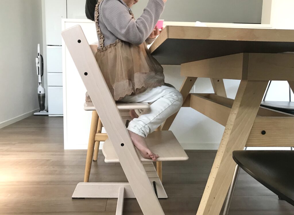 【skr365専用】【極美品】ストッケ｜トリップトラップ｜ホワイトウォッシュSTOKKE